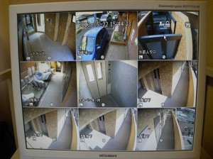 防犯カメラの映像